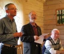 Esperanto viktorinos vedėjai Audrys Antanaitis, Vytrautas Šilas, Jeronimas Laucius. Fotožurnalistės Virginijos Valuckienės nuotrauka Esperanto viktorinos vedėjai Audrys Antanaitis, Vytrautas Šilas, Jeronimas Laucius. Fotožurnalistės Virginijos Valuckienės nuotrauka